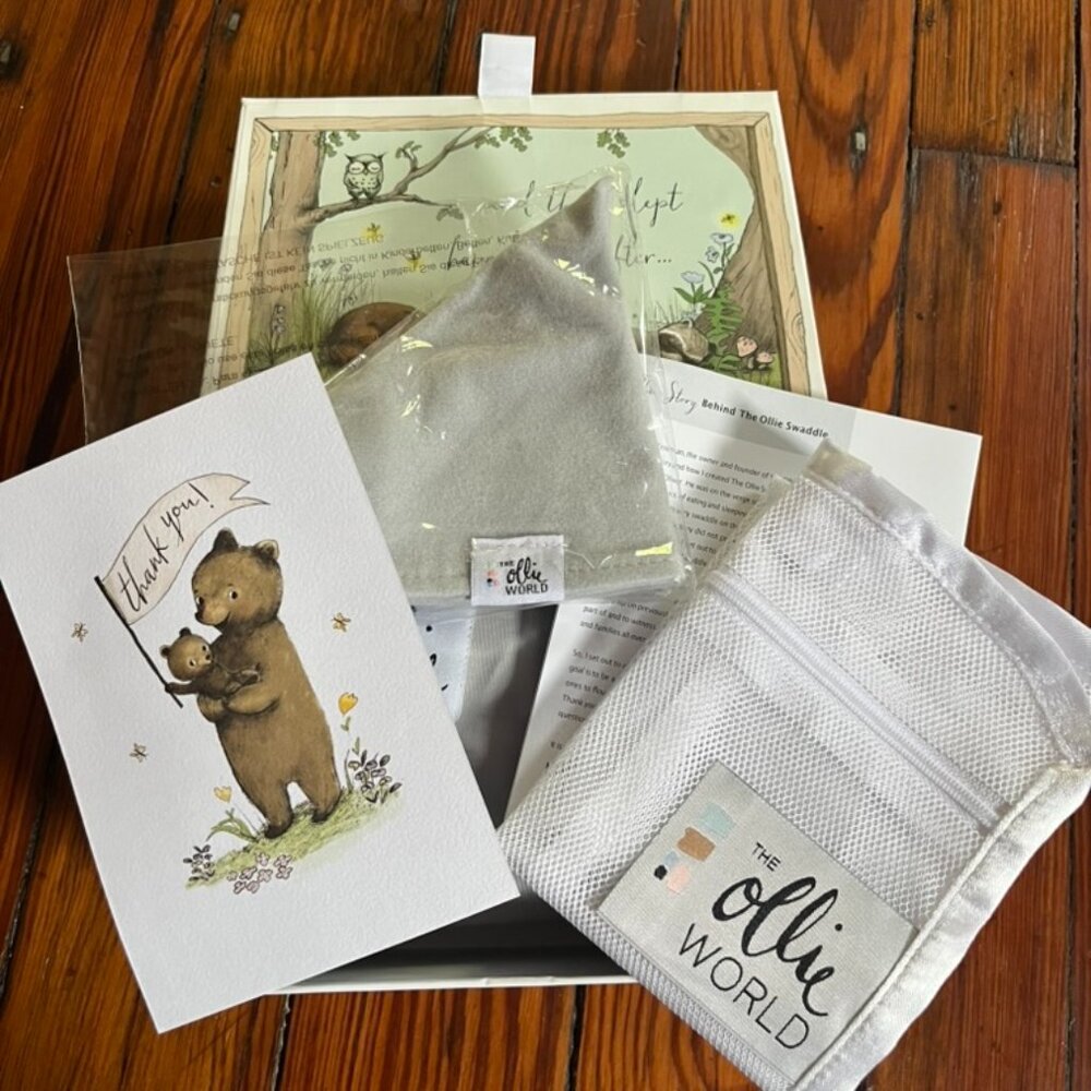 Ollie Swaddle in original packaging